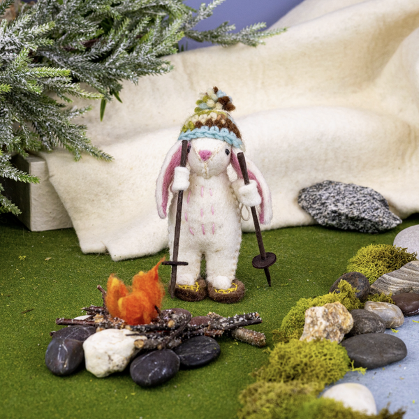 Camp Bunny Ornament