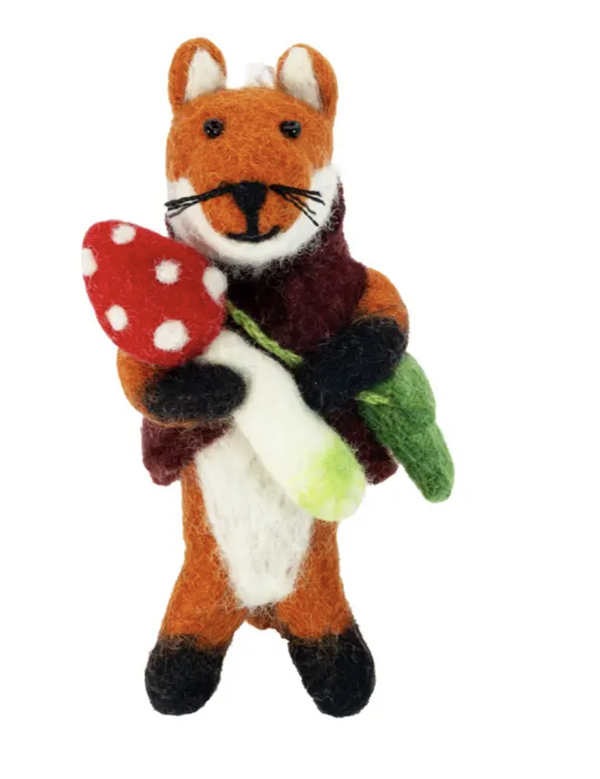 Foraging Fox Ornament