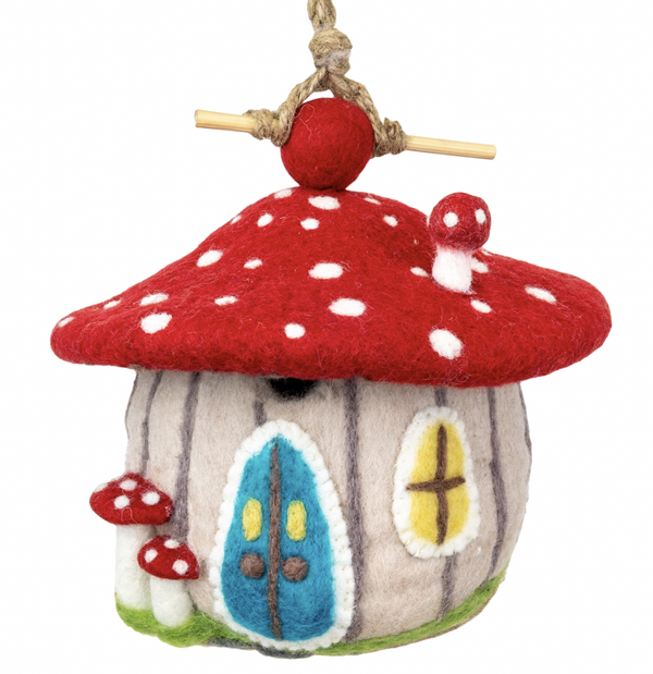 Forest Mushroom Birdhouse