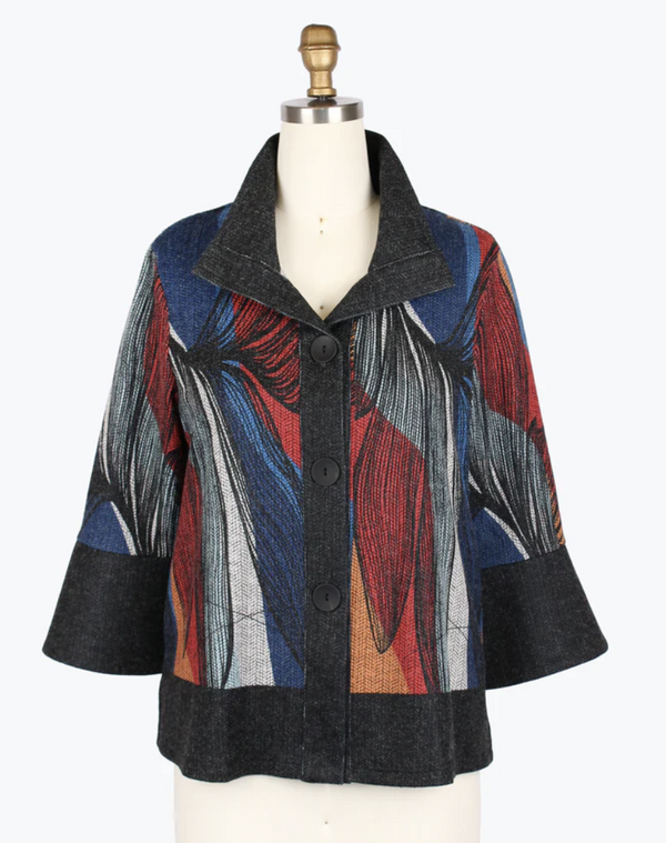 Petal Art Button Jacket
