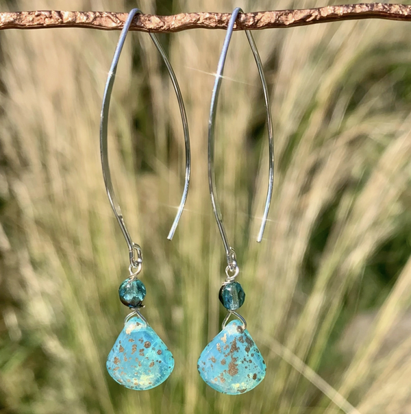 Lenka's Gold Dust Drops Earrings