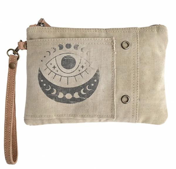 Evil Eye Recycled Clutch
