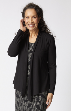 Black Waterfall Travel Jacket