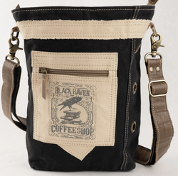 Black Raven Coffee Crossbody Bag
