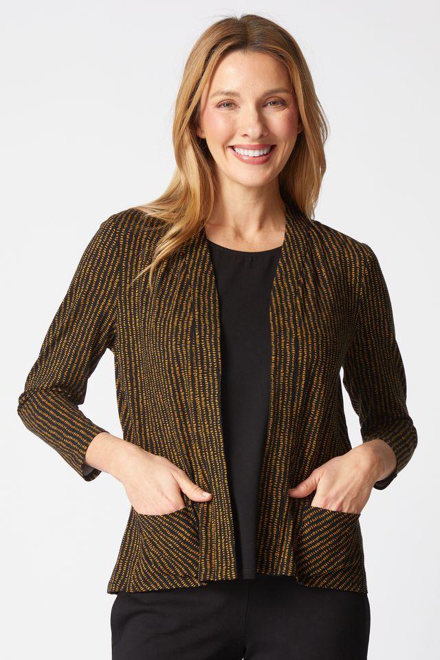 Cumin Shirred Back Jacket
