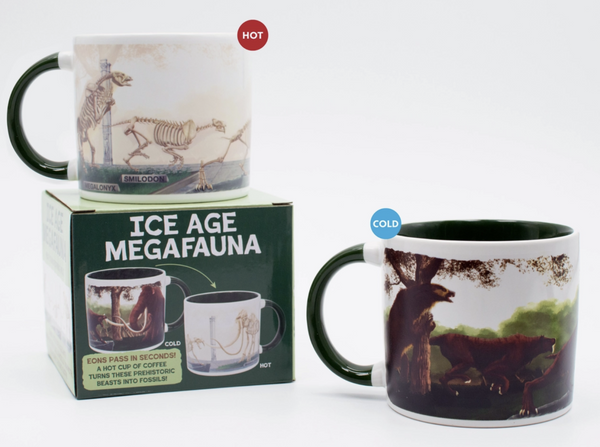 Ice Age Megafauna Color Changing Mug