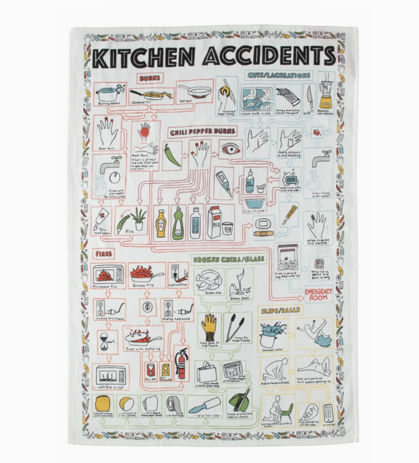 Kitchen Accidents Dish Towel