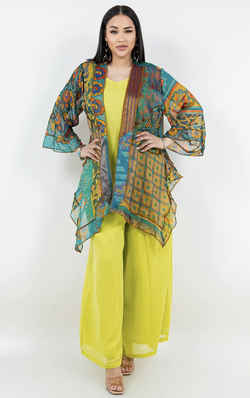 Teal Butterfly Jacket