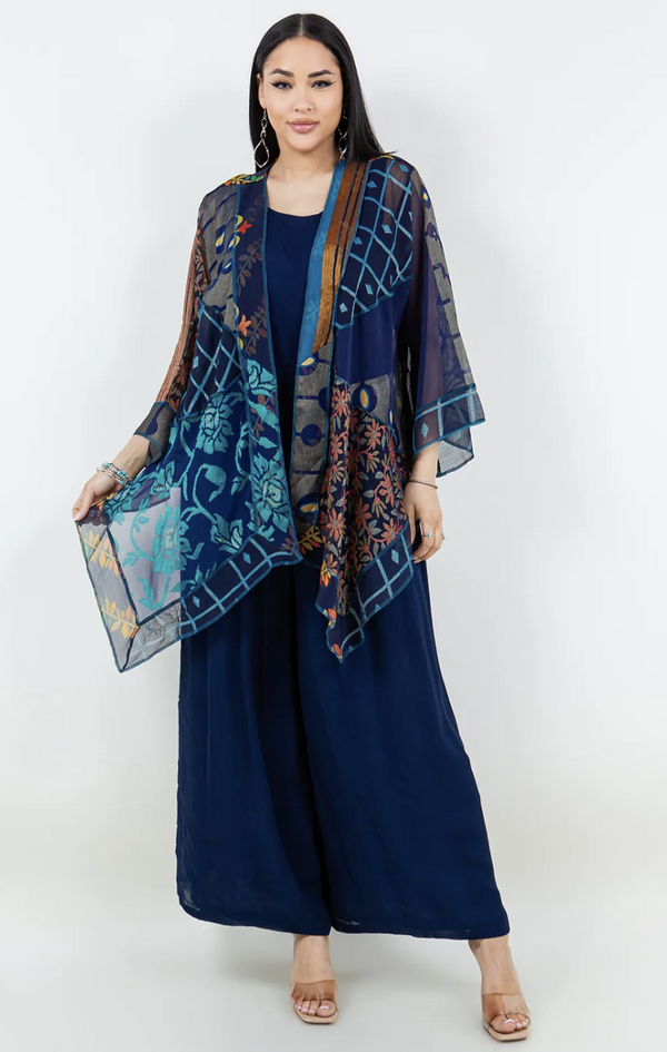 Navy Butterfly Jacket
