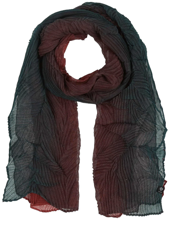 Moonlight Ocean Pleated Scarf