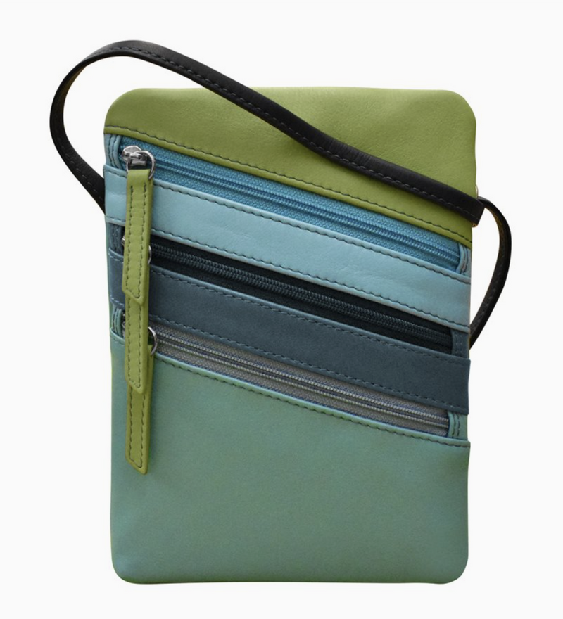 Serenity Small Triple Zip Crossbody