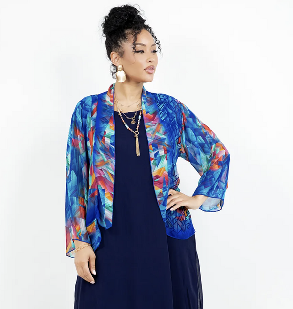 Royal Patchwork Kimono Jacket