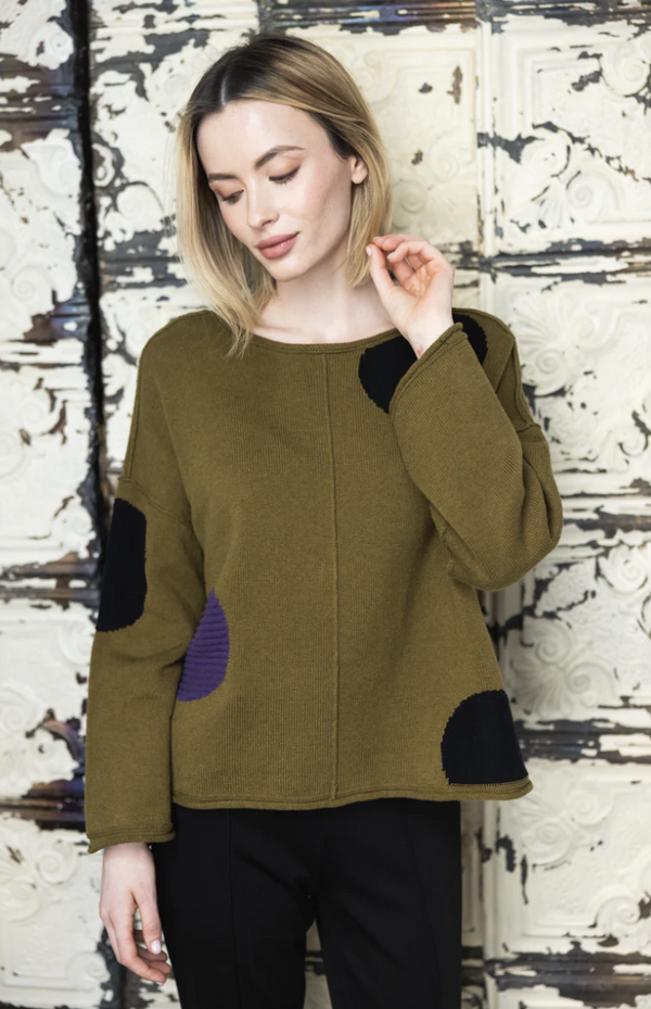 Moss Circle Sweater