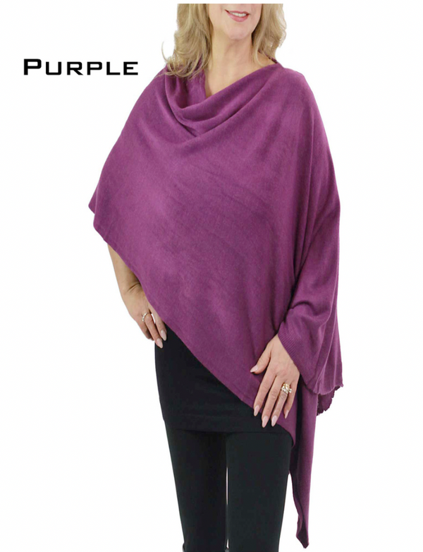 Supersoft Purple Poncho
