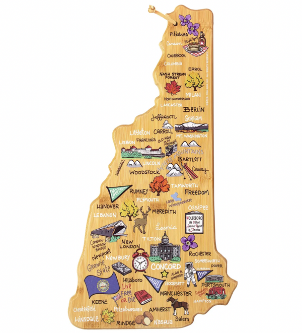 Bamboo New Hampshire Cutting Board