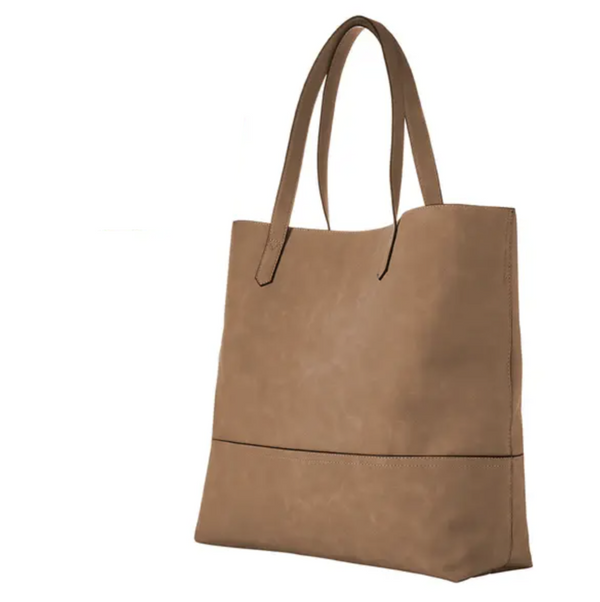 Camel Suede Taylor Tote