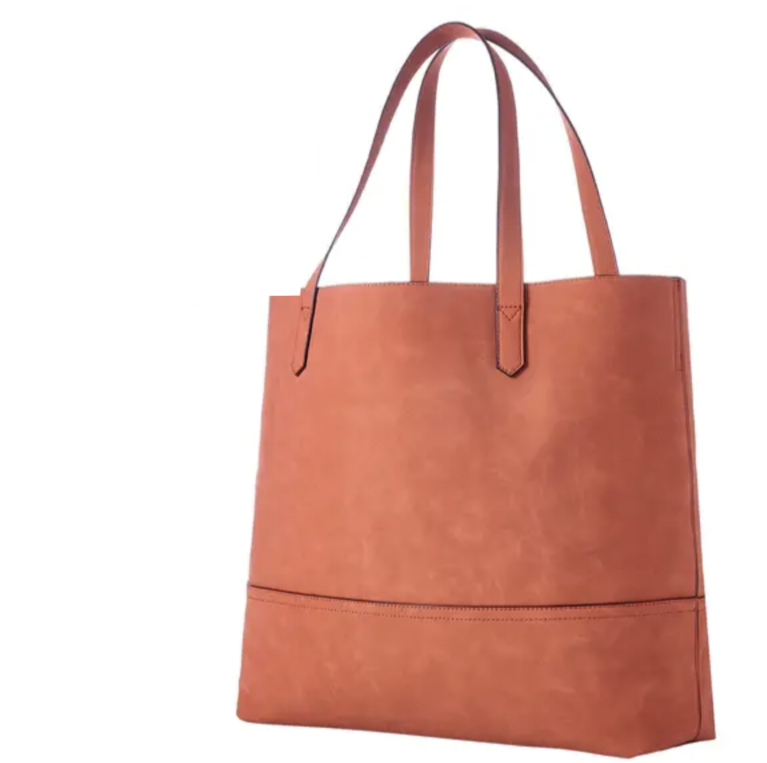 Orange Suede Taylor Tote