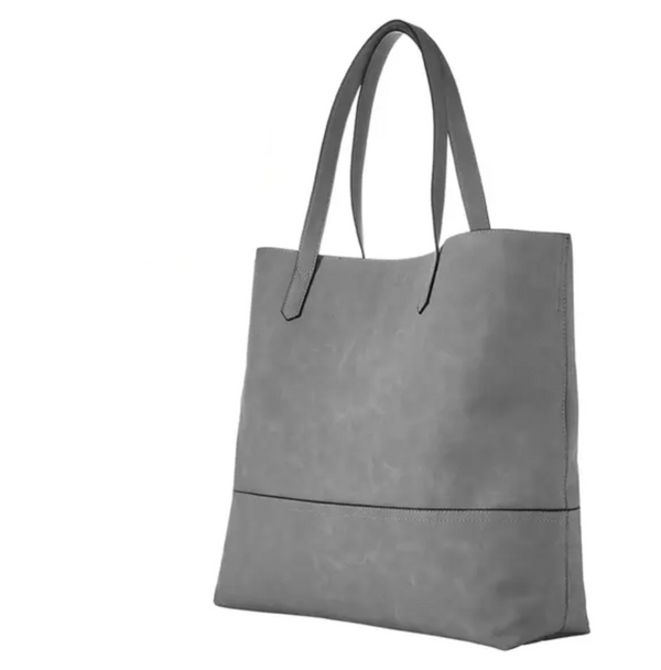 Grey Suede Taylor Tote