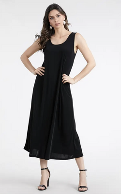 Black Long Tank Dress
