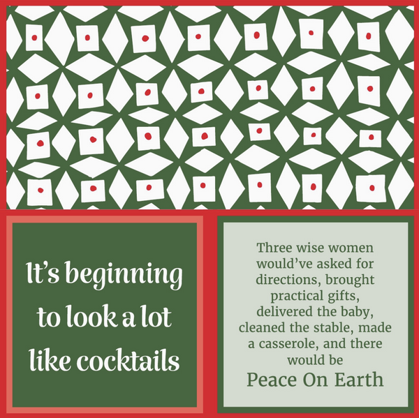 Xmas Peace On Earth Funny Napkin