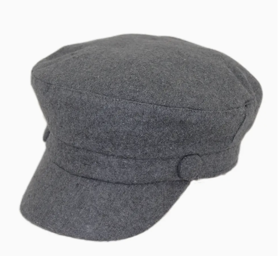 Grey Winter Cap Hat