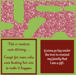 Xmas Gift Napkin
