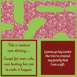 Xmas Gift Napkin