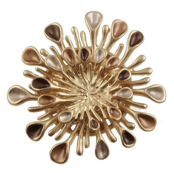 Sunburst Magnetic Brooch