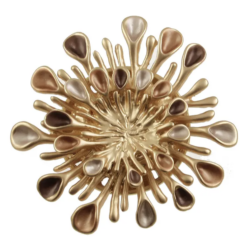 Sunburst Magnetic Brooch
