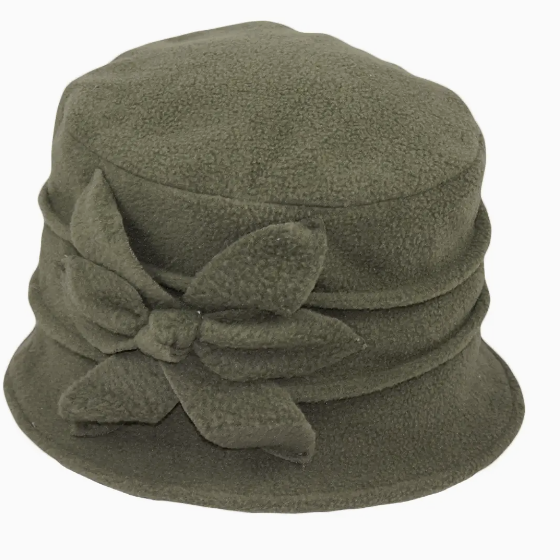 Olive Polar Fleece Hat