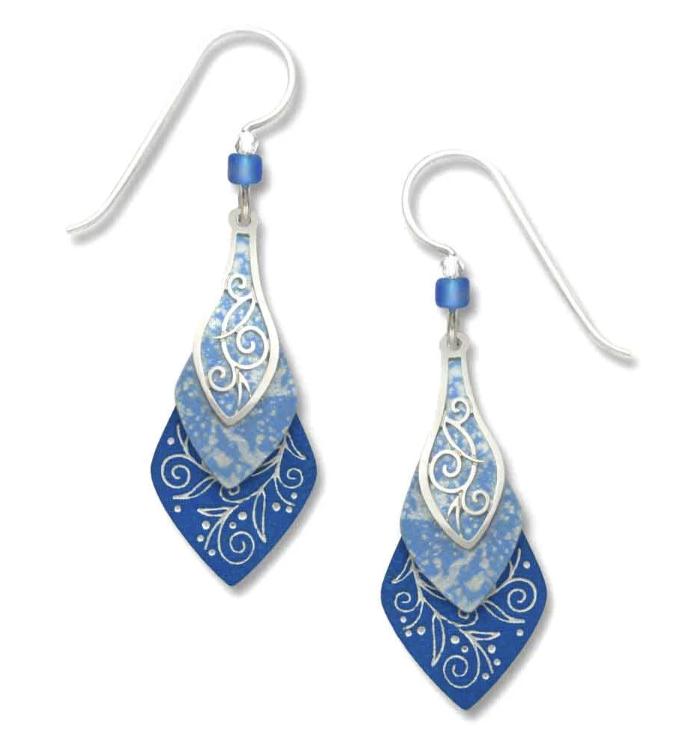 Lake Blue Layered Earring