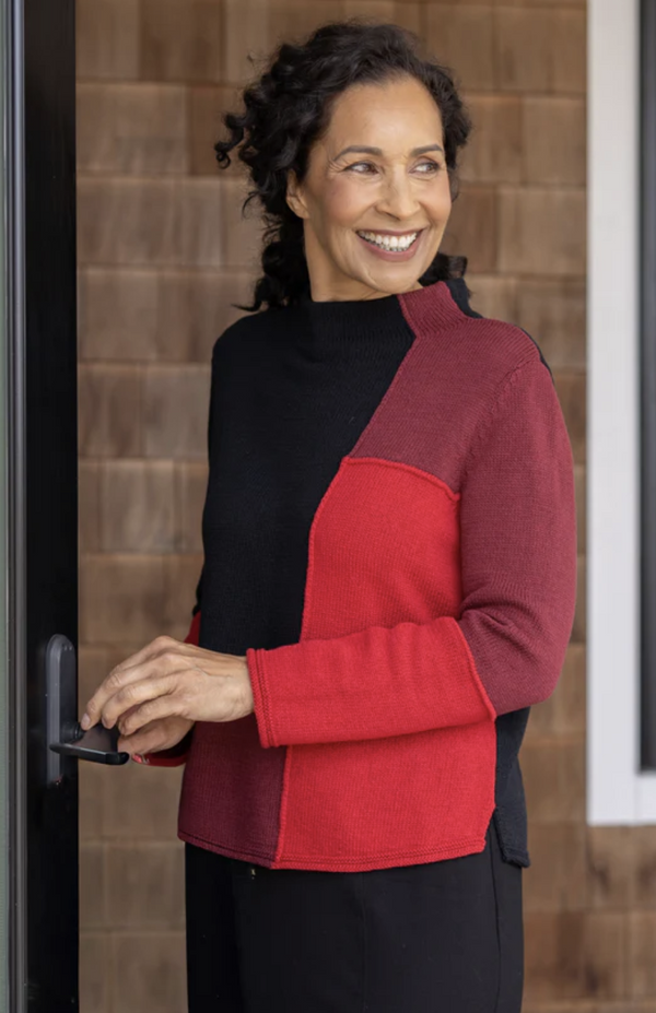 Ruby Color Block Sweater