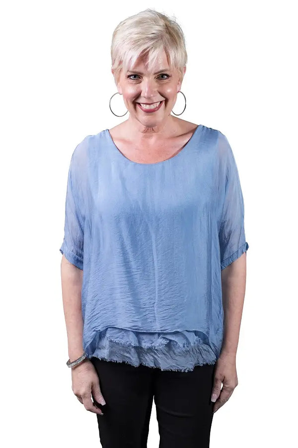 Peri Silk Top