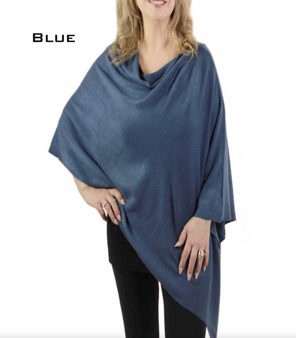 Supersoft Blue Poncho