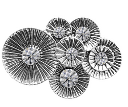 Circles with Crystals Magentic Pin