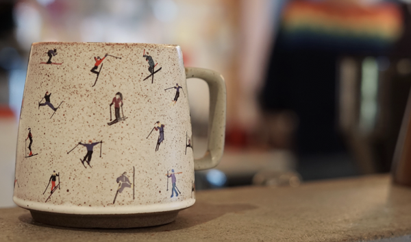 Ski Adventure Stoneware Mug