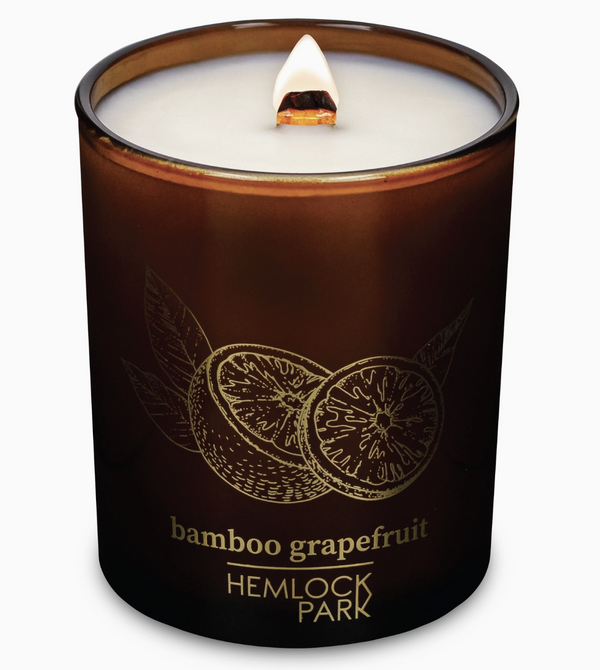 Bamboo Grapefruit & Gold Candle