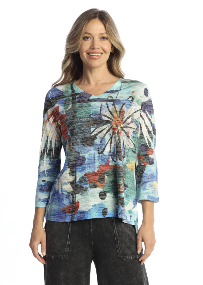 Petalina Burnout Top