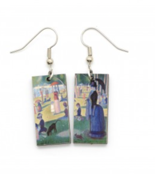 Seurat Earrings
