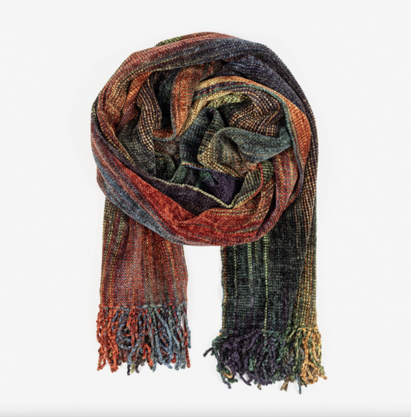 Deep Forest Chenille Scarf