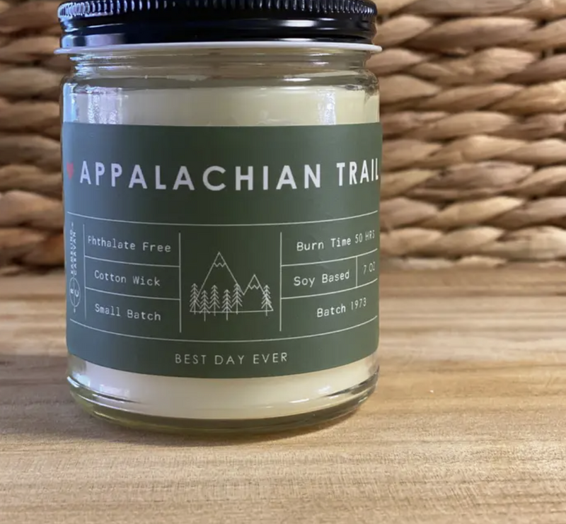 Appalachian Trail Forest Green Candle