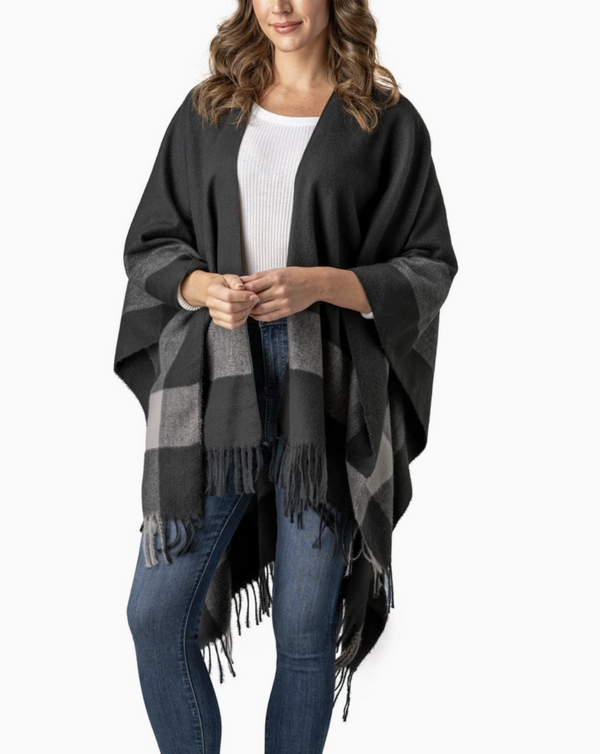 Black Allthreads Highland Wrap