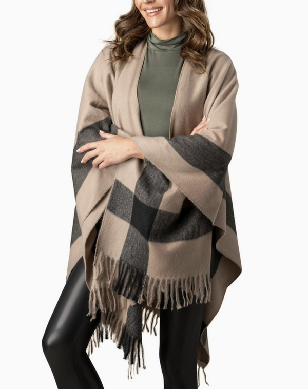 Tan Allthreads Highland Wrap
