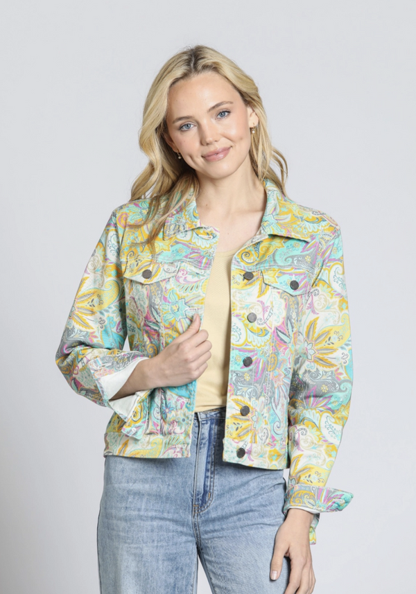 Paisley Pastel Jean Jacket