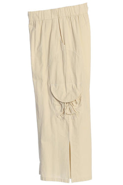 Oat Cotton Twill Cargo Pant