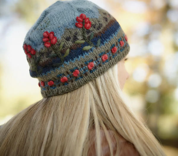 Gray Wool Chloe Beanie