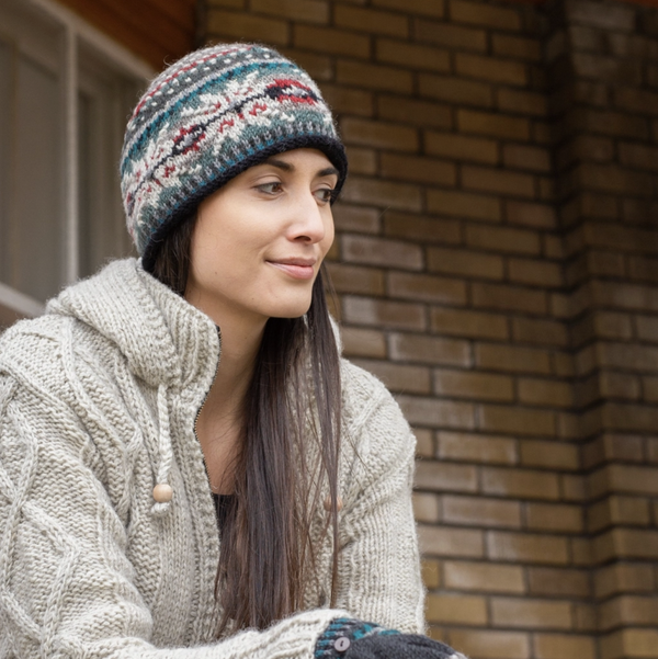 Black Nordic Wool Hat