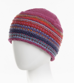 Piper Pink Striped Hat