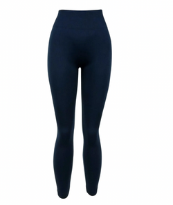Navy Fleece Lined Legging