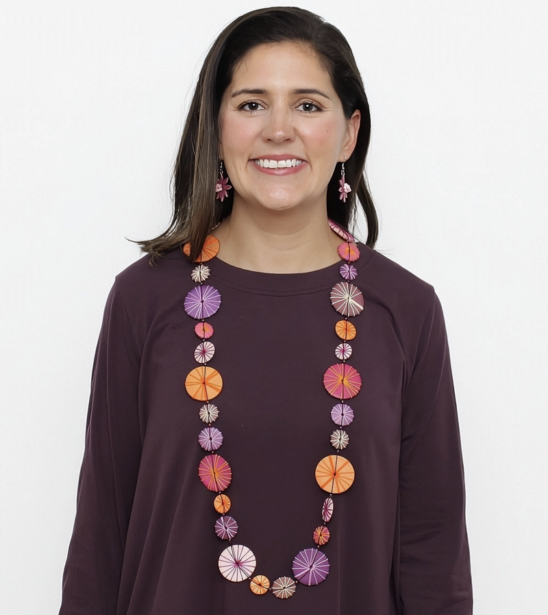 Leila Purple Necklace